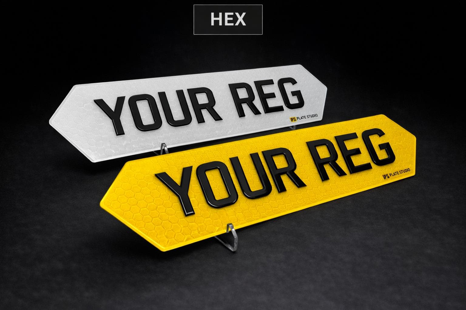 HEX PLATES number plate