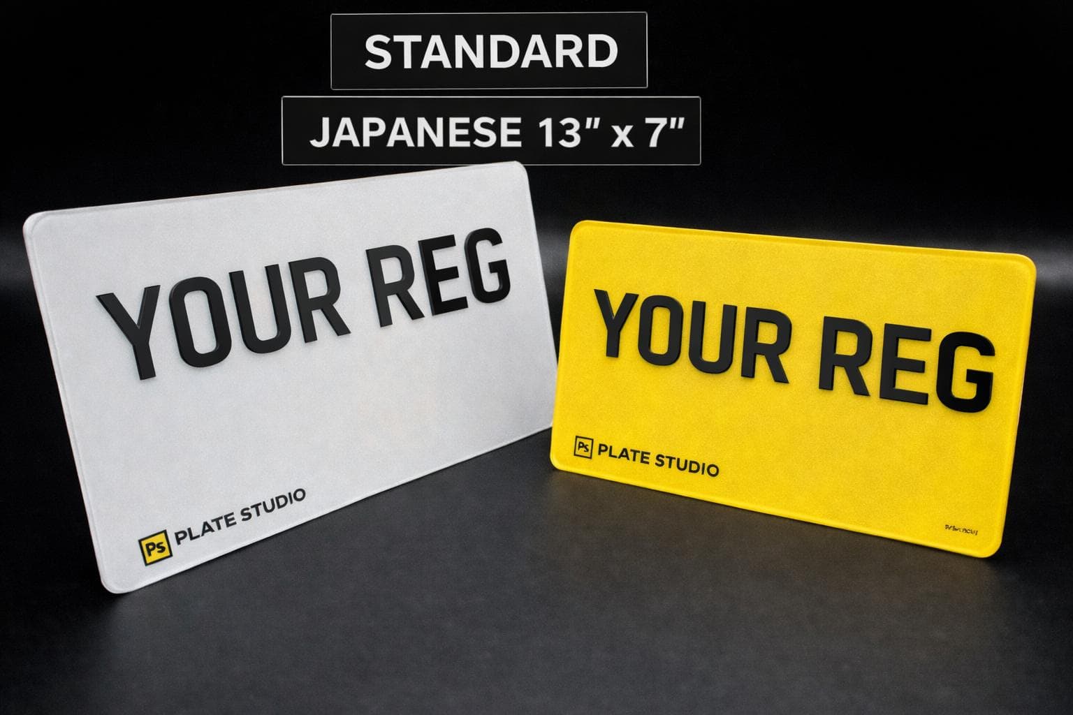 JAPANESE IMPORT number plate