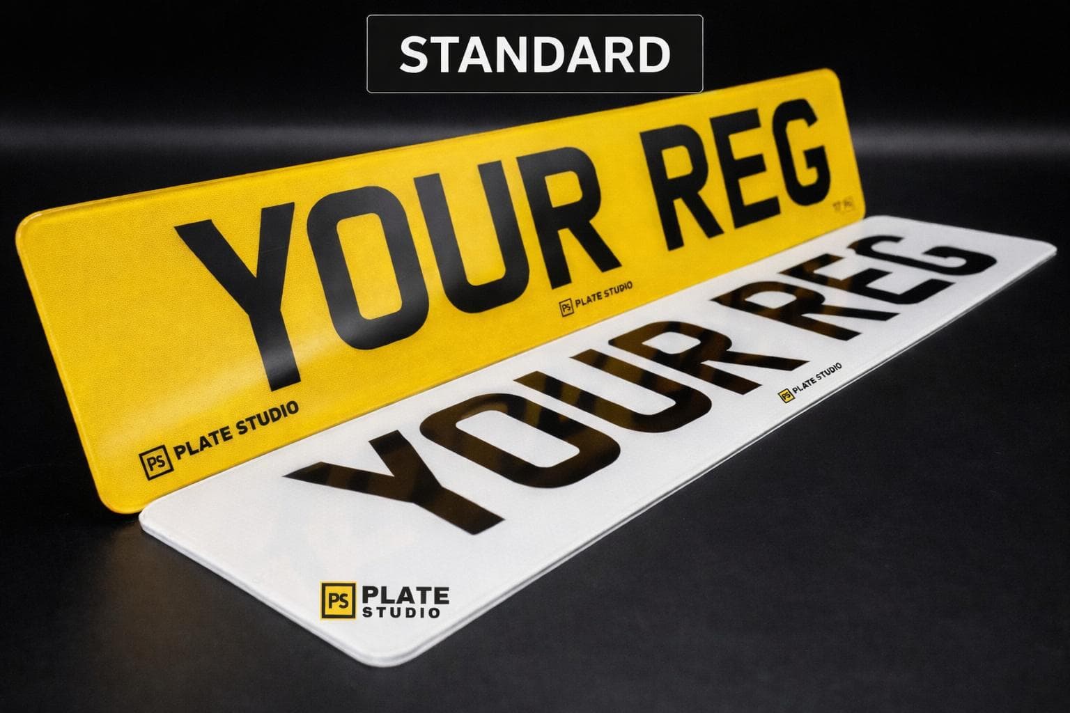 STANDARD number plate