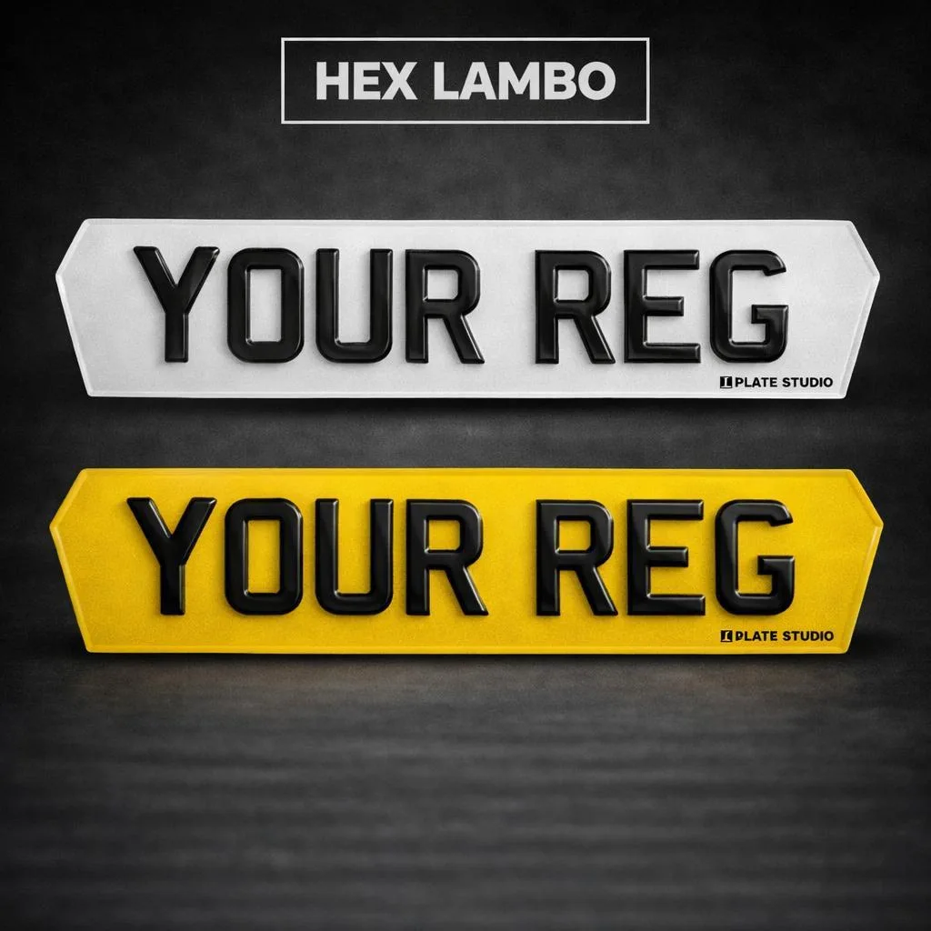 Hex Lambo Number Plate — image 1 of 2