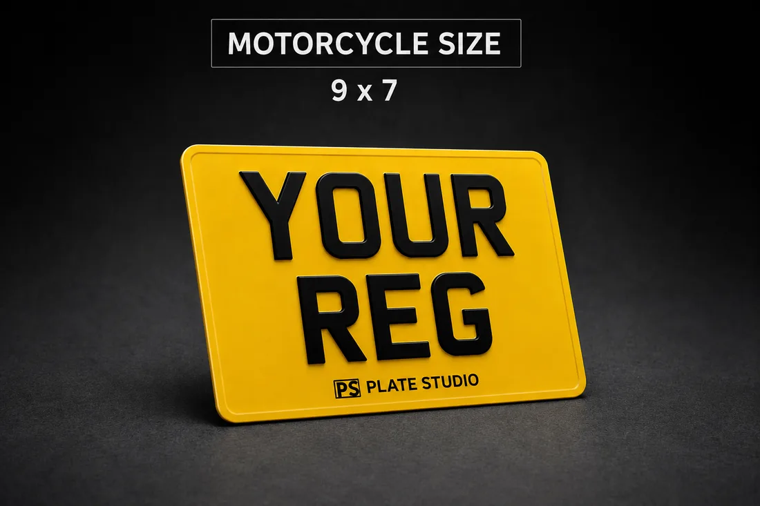 Motorbike Number Plate — image 1 of 1