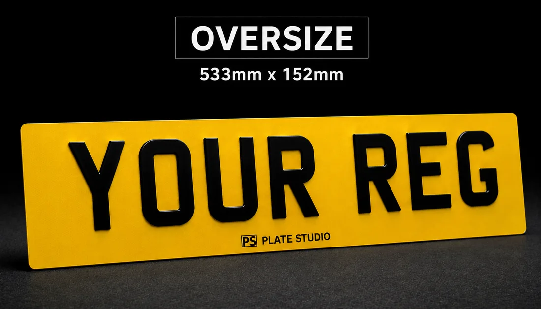 Oversize Number Plate — image 1 of 1